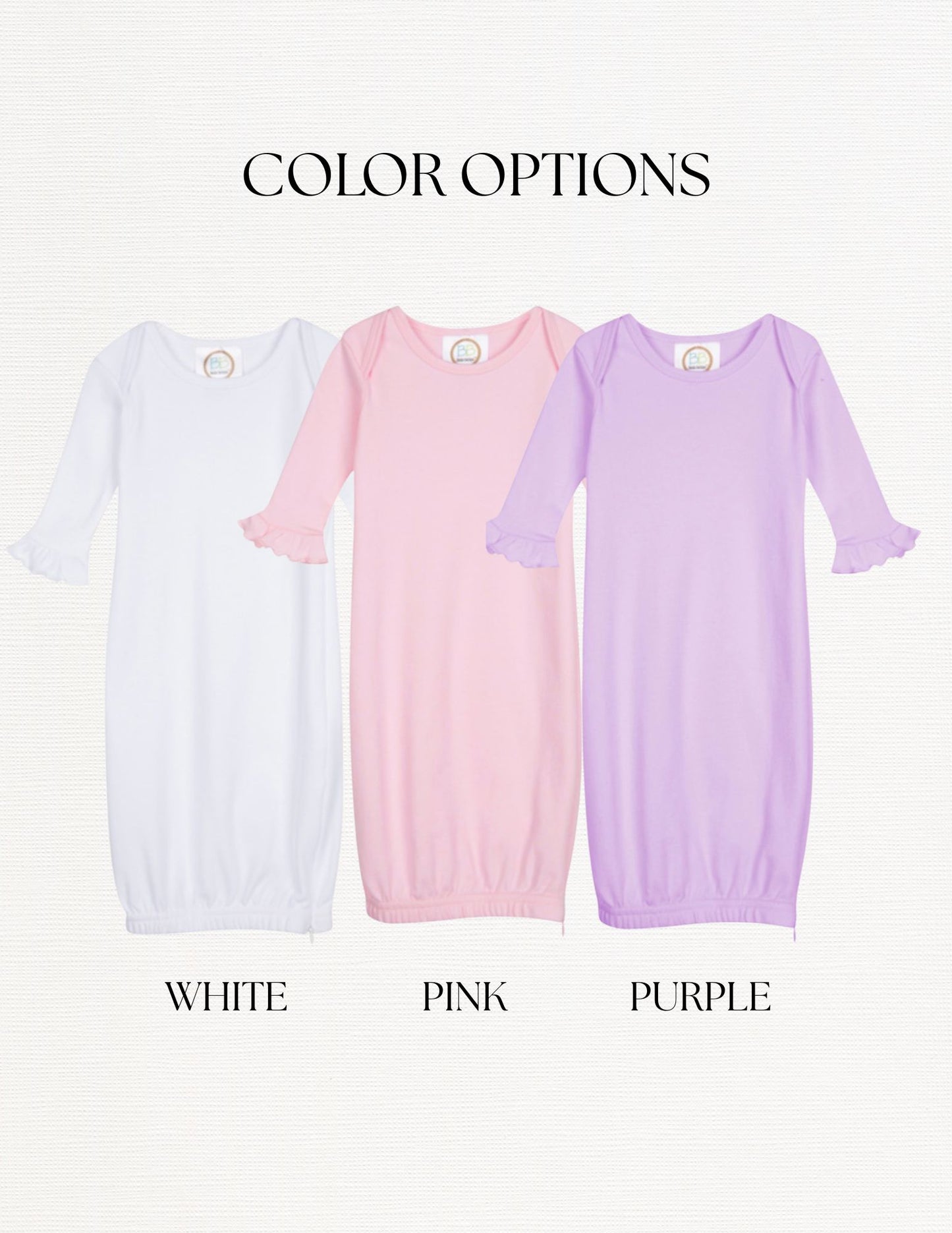 Monogramed Girls Infant Gown