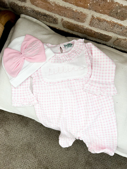 Ruffled Collar Footie